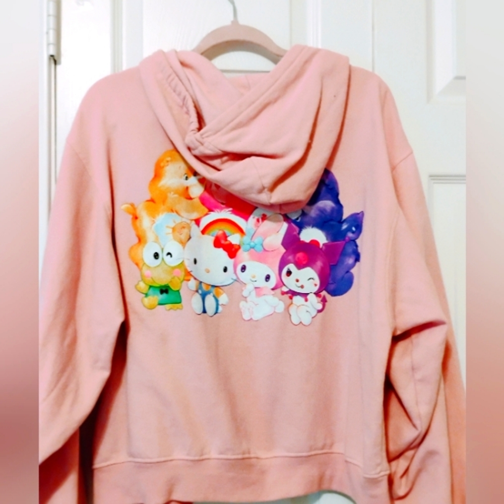 Hello Kitty sanrio full zip hoodie